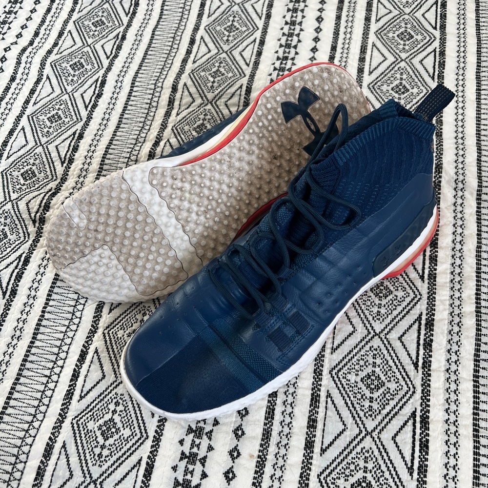 Under Armour Project Rock 1 Blue White Red